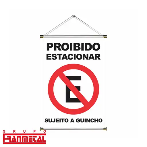 Banners de sinalização em São Paulo