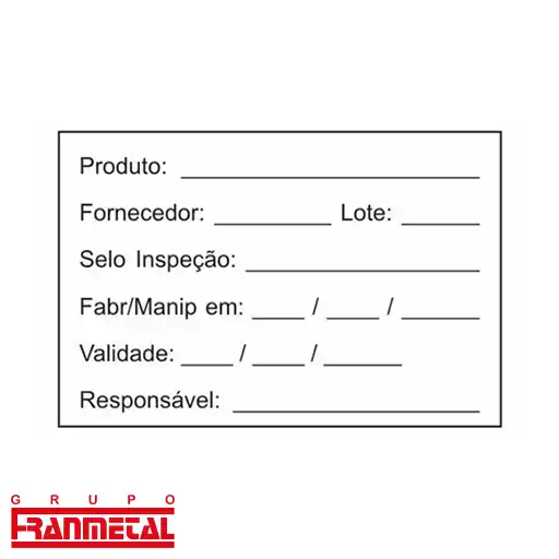 Etiquetas de identificação e sinalização em Carapicuíba