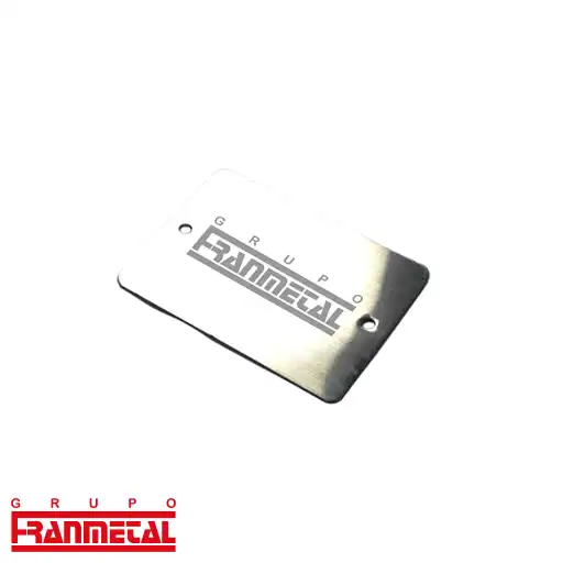 etiquetas técnicas de aço inox