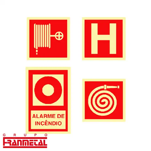 Placas de emergência