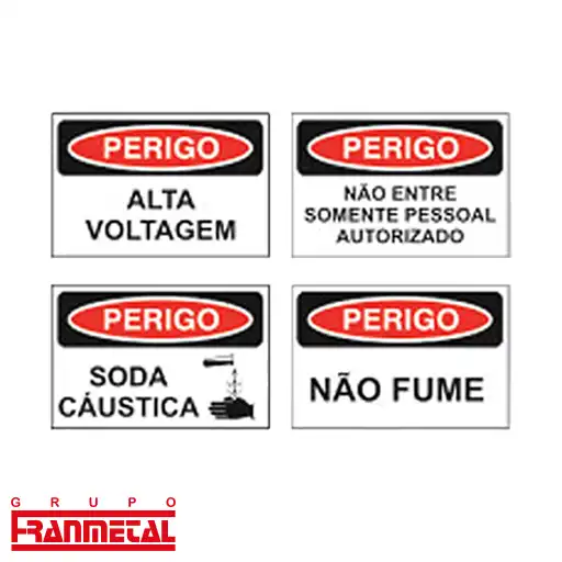 placas de sinalização profissional indicativas