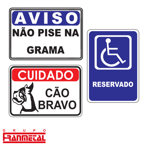Plaquetas metálicas em São Paulo
